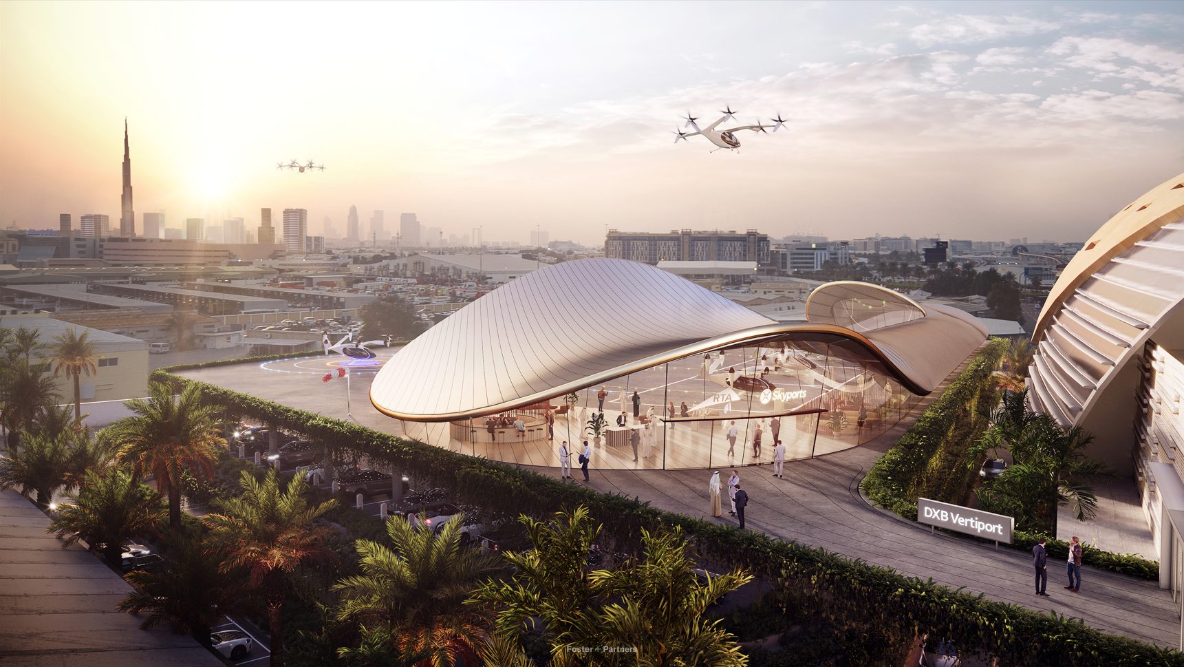 Skyports Infrastructure's design for vertiports approved in Dubai | Skyports  Infrastructure