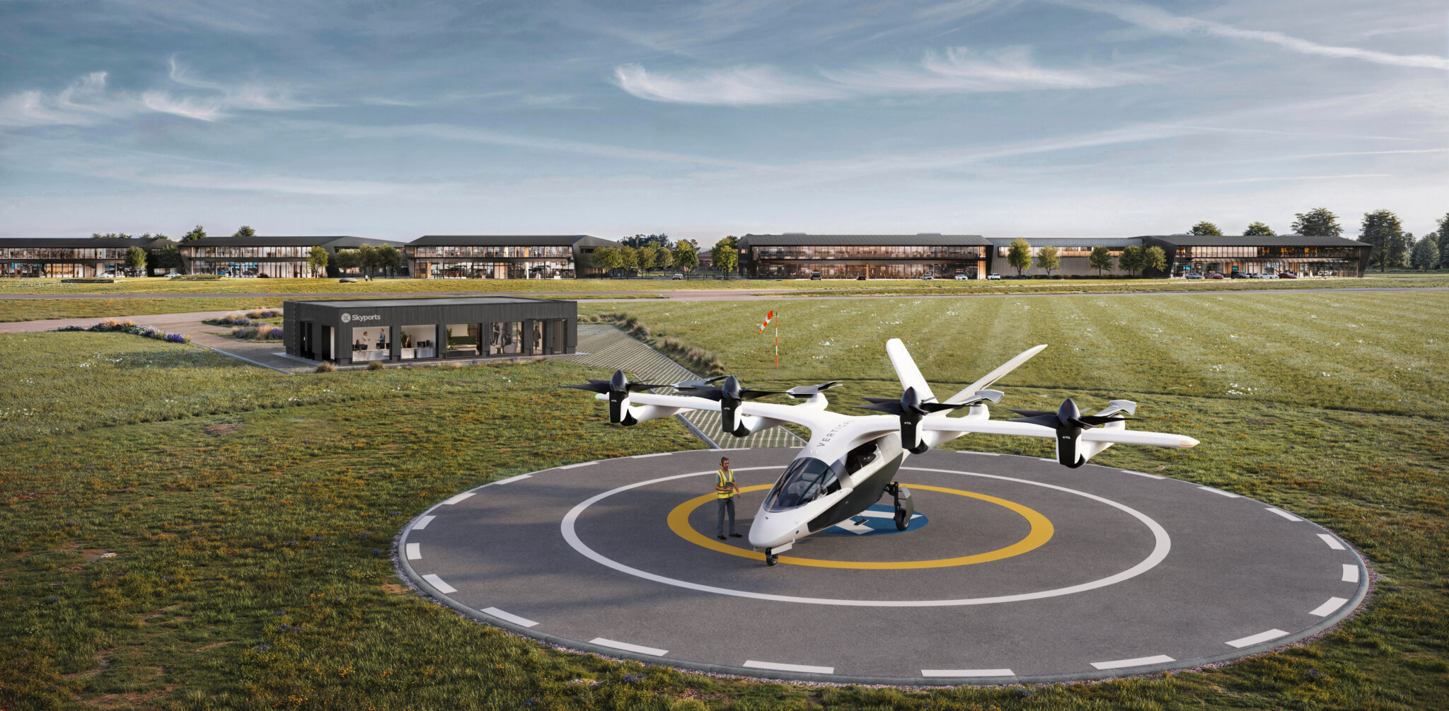 First look at UK vertiport revealed as planning secured Skyports